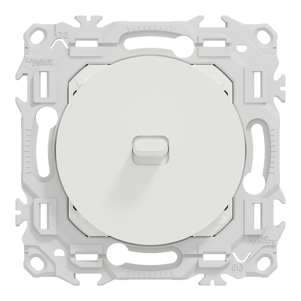 Odace va-et-vient ou pouss. levier blanc